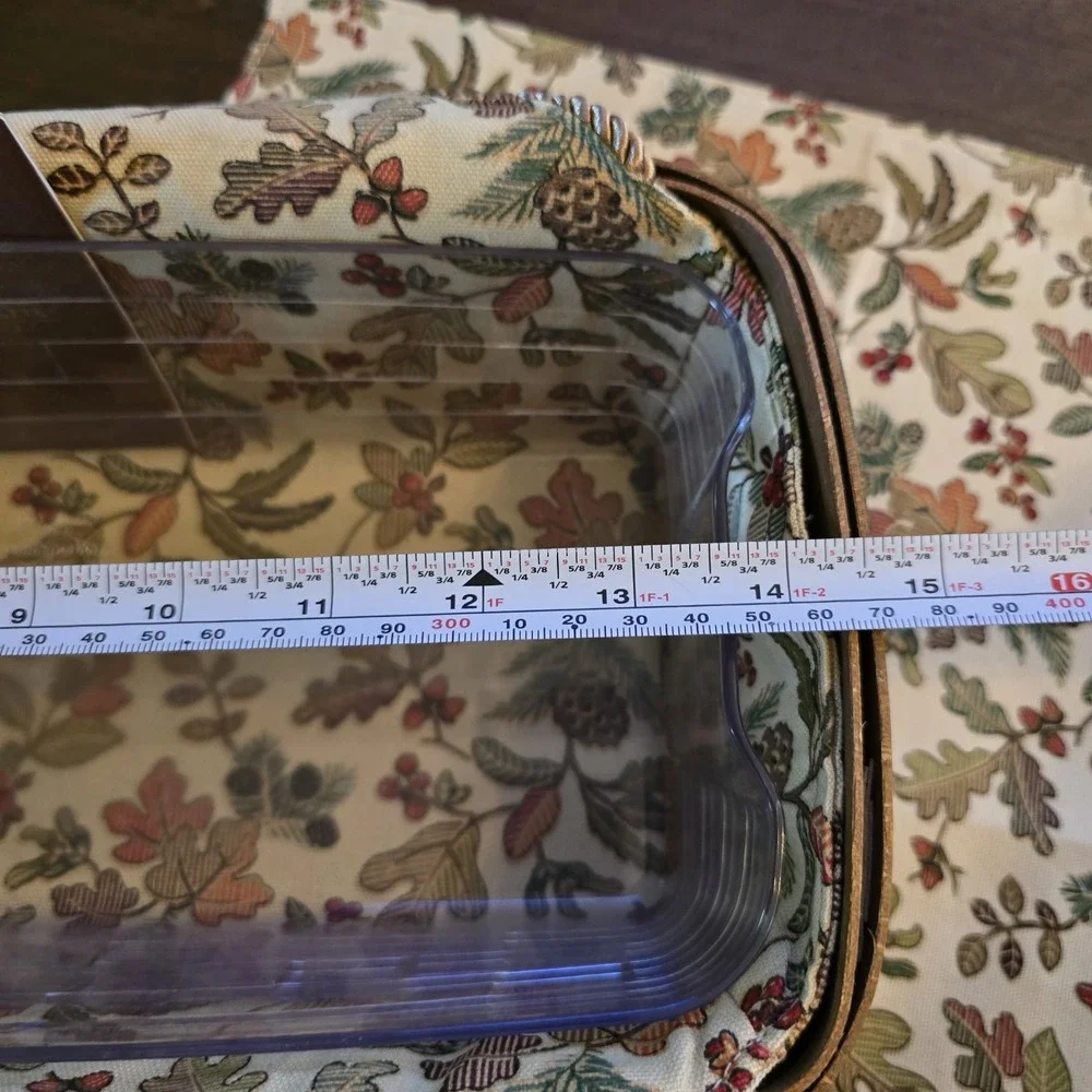 Longaberger 2008 Harvest Weave Bread Basket Combo Autumn Path  FALL